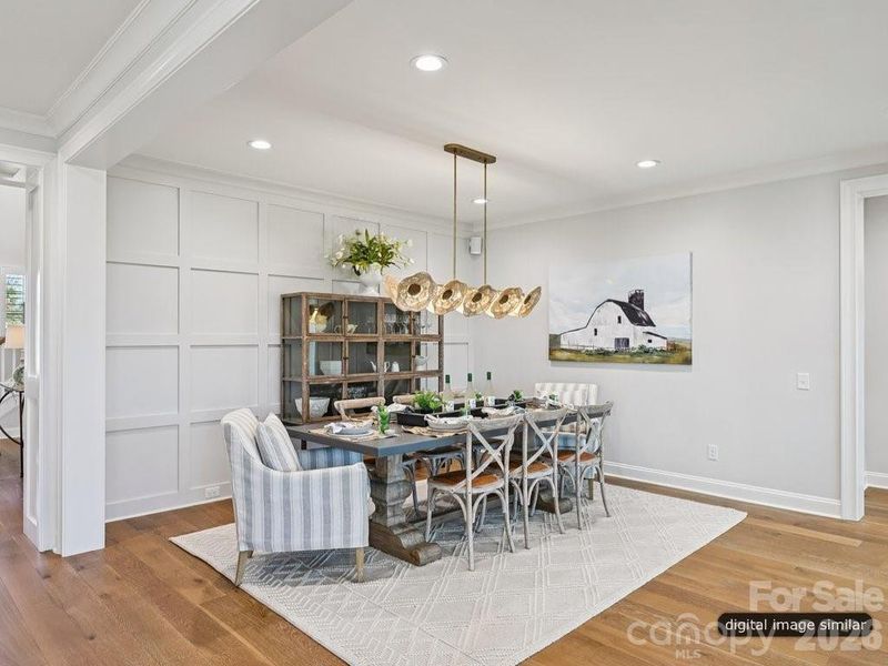 Furnished interior view inside a new home in , Charlotte (Image 15). Furnished interior view inside a new home in , Charlotte (Image 15).