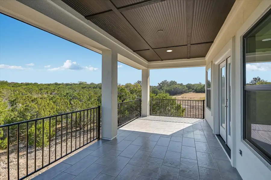 Representative exterior details of a home built from the Santa Barbara II by Giddens Homes in Scofield Farms Estates, Georgetown (Image 56).