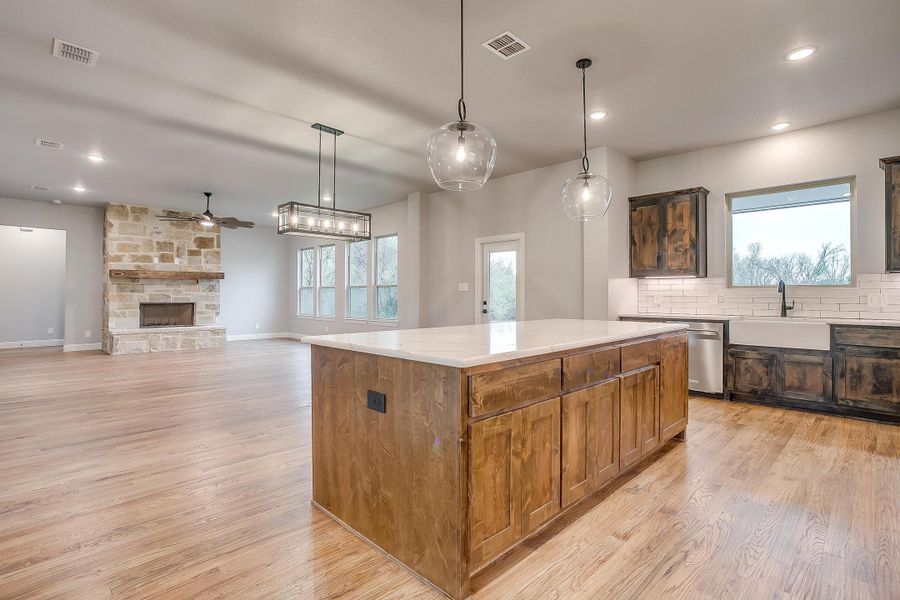 Representative furnished interior of a home built from the Pecan Grove by Trinity Classic Homes in The Reserve at Shadle, Poolville (Image 15). Representative furnished interior of a home built from the Pecan Grove by Trinity Classic Homes in The Reserve at Shadle, Poolville (Image 15).