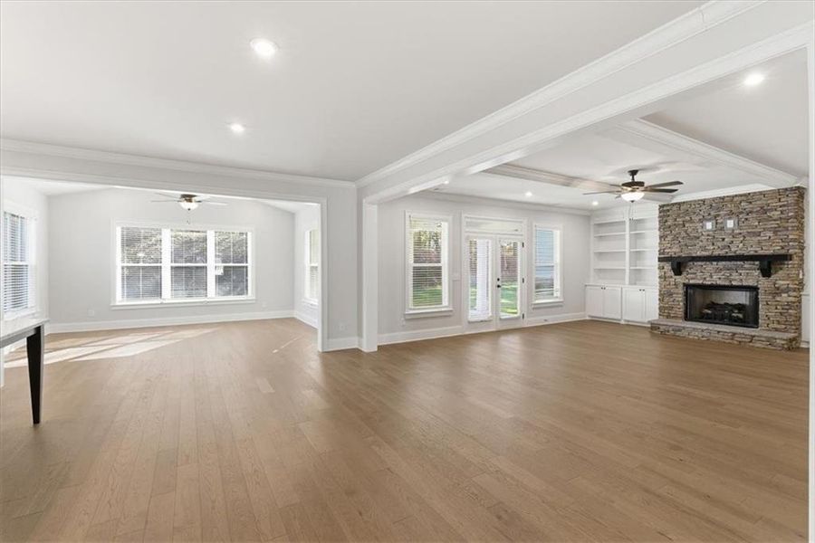Spacious, unfurnished interior of a new home in Ford Landing, Acworth (Image 21).