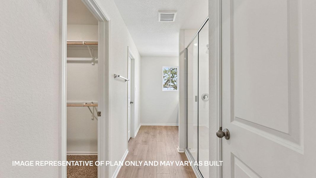 Representative unfurnished interior of a home built from the The Lyndon by D.R. Horton in Valverde, Bastrop (Image 24).