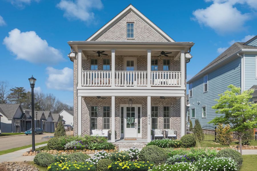 Representative exterior photo of a completed home built from the The Phoenix by Greentech Homes LLC in Heritage Walk, Chattanooga, TN (Image 1).