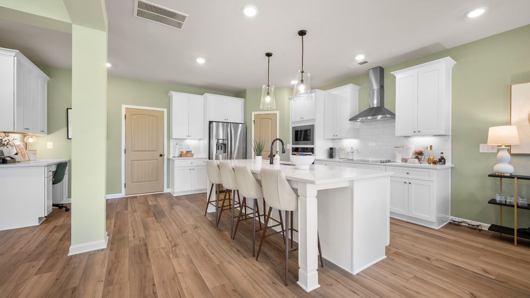 Representative furnished interior of a home built from the Clarity by DRB Homes in Northcroft, Loganville (Image 17).
