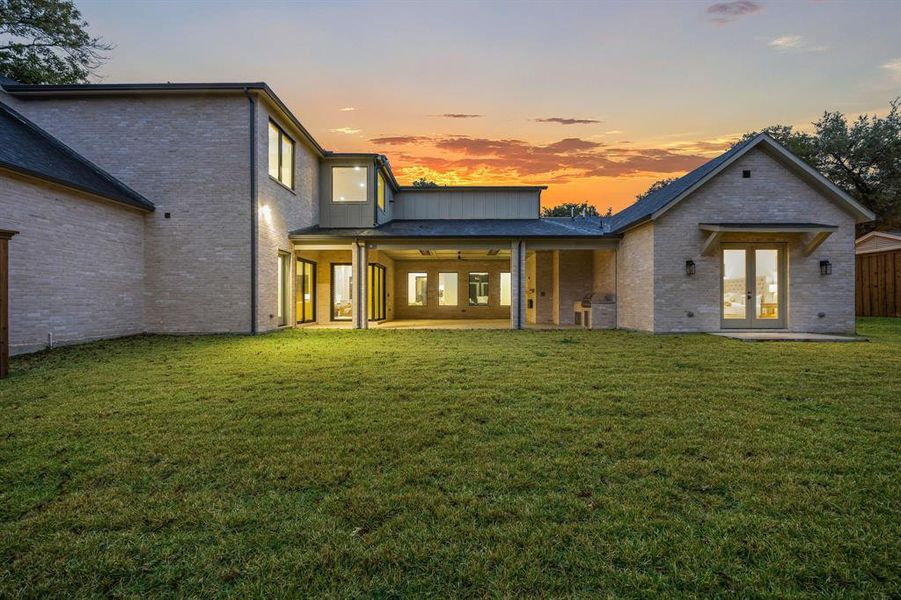 Exterior details and patio area of a home in , Dallas (Image 27). Exterior details and patio area of a home in , Dallas (Image 27).