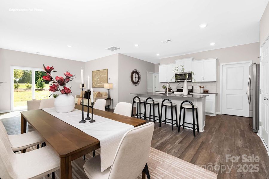 Furnished interior view inside a new home in Secrest Commons, Monroe (Image 4). Furnished interior view inside a new home in Secrest Commons, Monroe (Image 4).