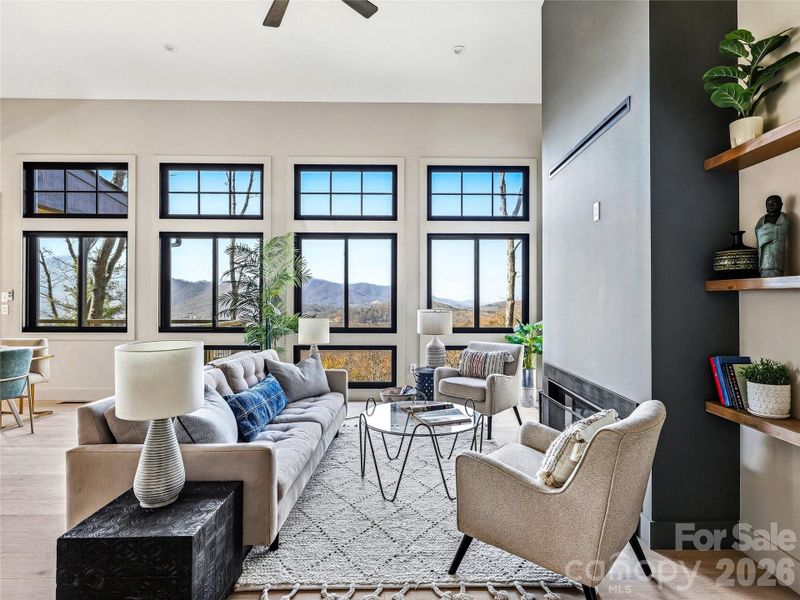 Furnished interior view inside a new home in , Swannanoa (Image 6).