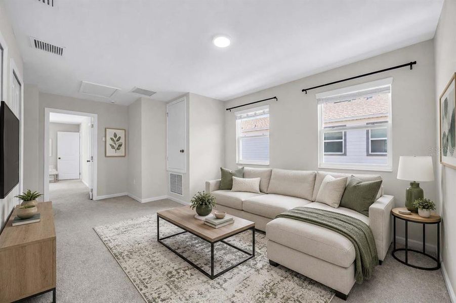 Furnished interior view inside a new home in , Orlando (Image 11).
