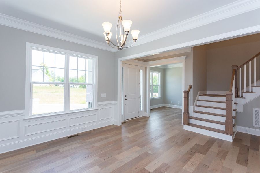 Representative unfurnished interior of a home built from the Statesville by Caruso Homes in Sauls Landing, Zebulon (Image 87). Representative unfurnished interior of a home built from the Statesville by Caruso Homes in Sauls Landing, Zebulon (Image 87).