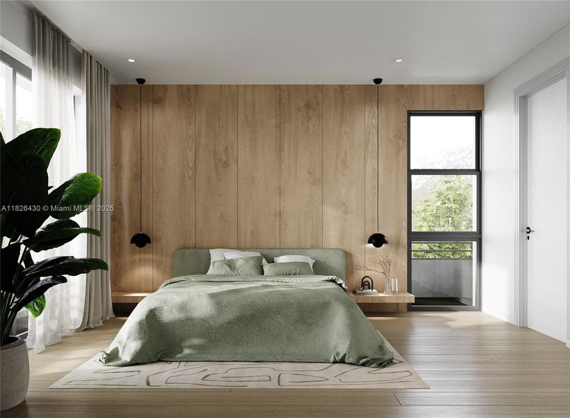 Furnished interior view inside a new home in , Miami (Image 5). Furnished interior view inside a new home in , Miami (Image 5).