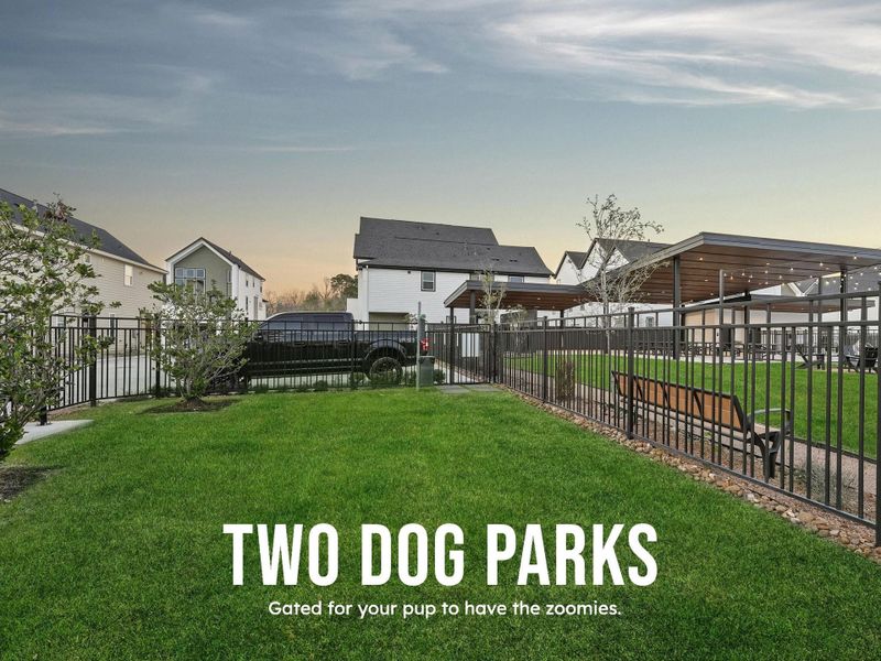 Front exterior of a new home in Highland Commons, Houston, TX, highlighting curb appeal (Image 14).