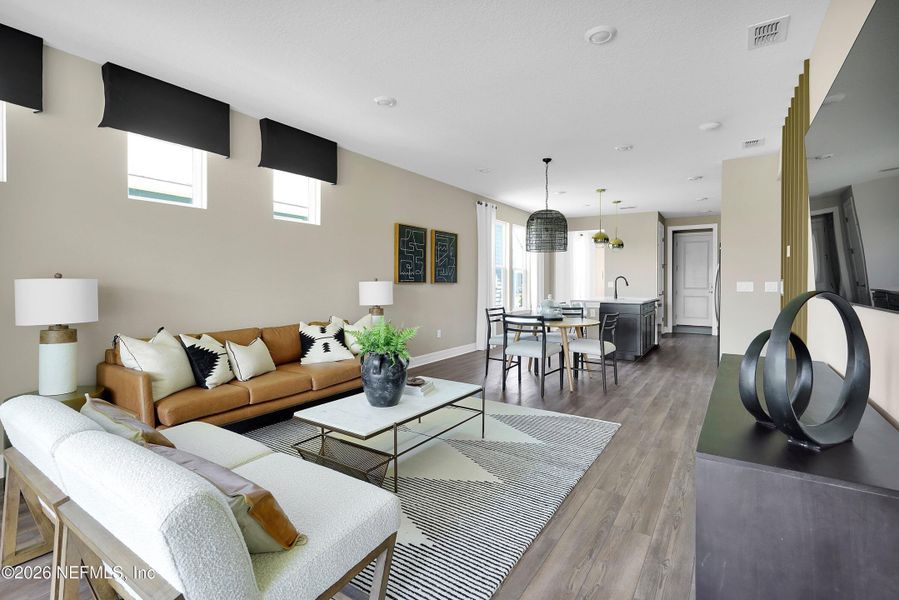 Furnished interior view inside a new home in , Yulee (Image 11).