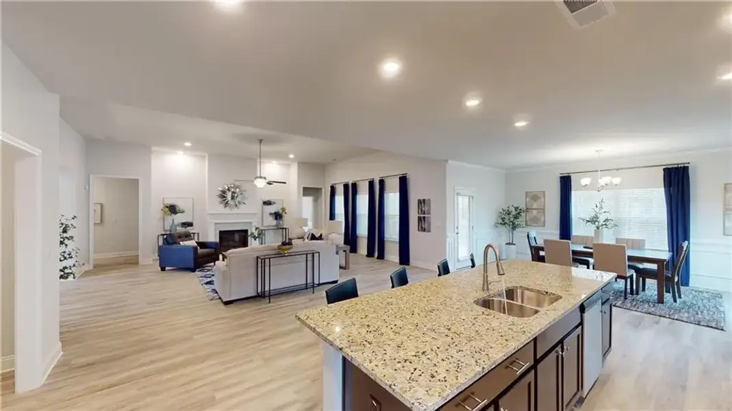 Furnished interior view inside a new home in , Griffin (Image 30). Furnished interior view inside a new home in , Griffin (Image 30).