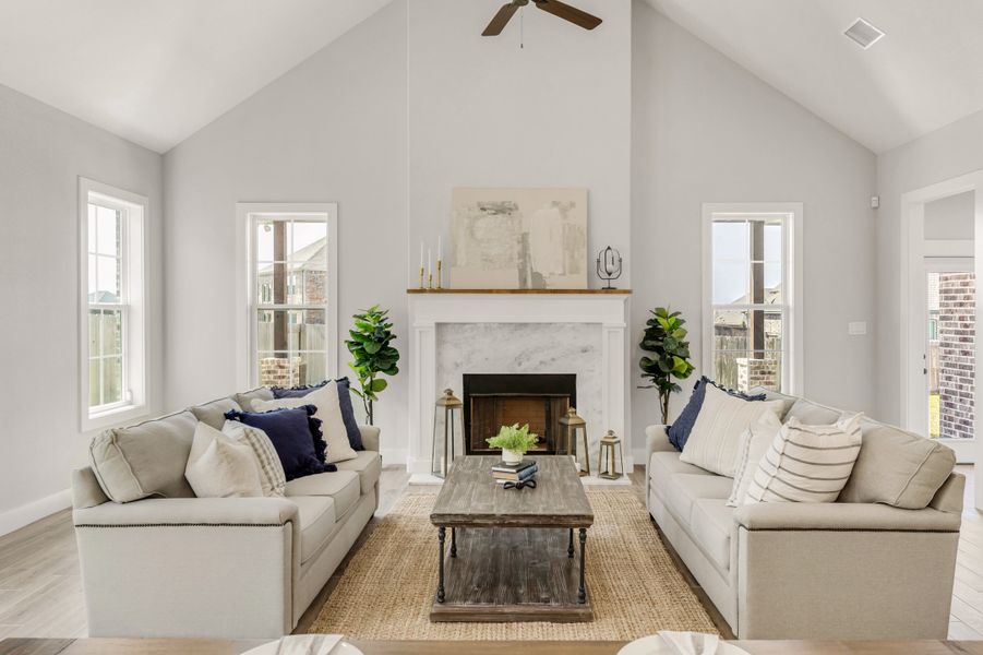 Representative furnished interior of a home built from the The Maggie by Reece Homes in Traditions, Bryan (Image 29).