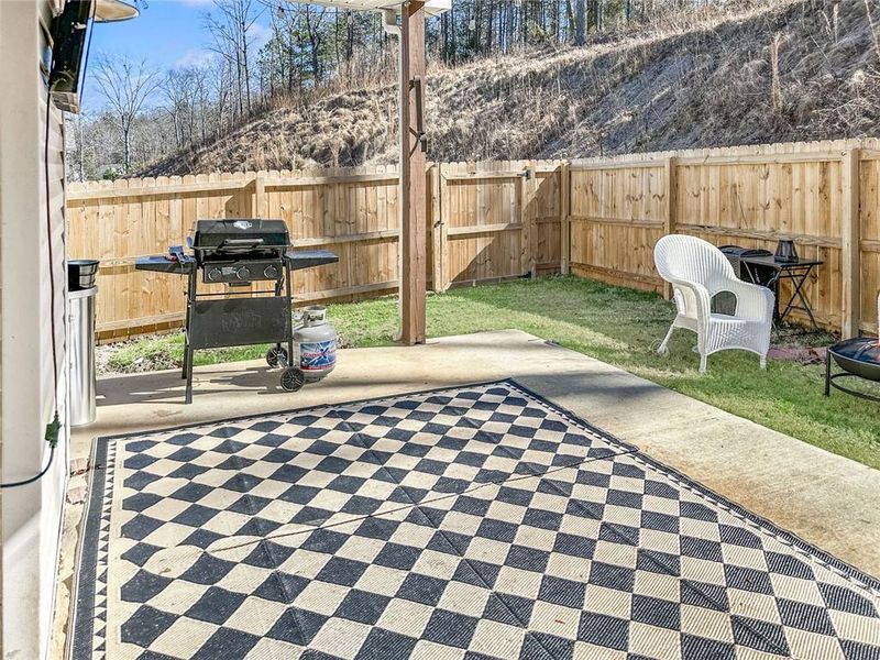 Exterior details and patio area of a home in , Rockmart (Image 23).