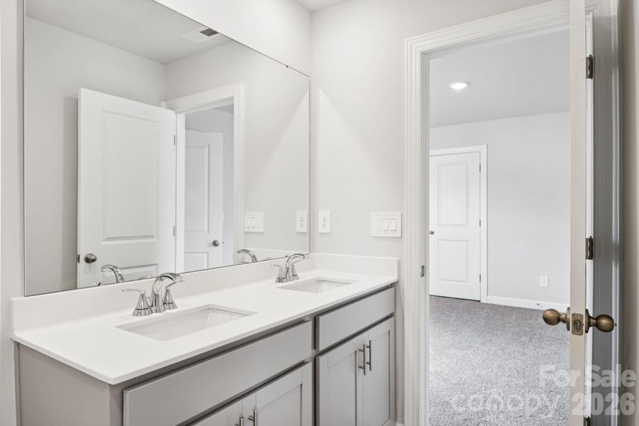 Photo is not of the actual home, but is an inspirational photo of builder’s model home and may depict options, furnishings, and/or decorator features that are not included