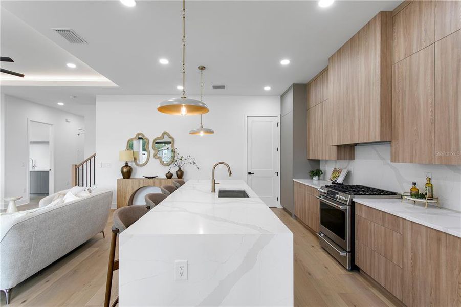 Furnished interior view inside a new home in , Tampa (Image 33).
