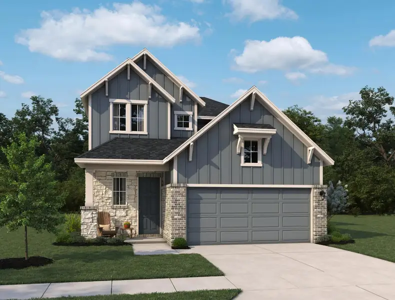 Marigold - Elevation E Marigold - Elevation E