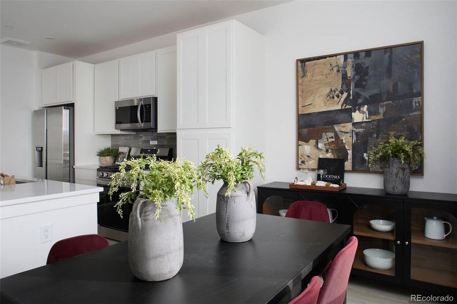 Furnished interior view inside a new home in , Lone Tree (Image 7). Furnished interior view inside a new home in , Lone Tree (Image 7).