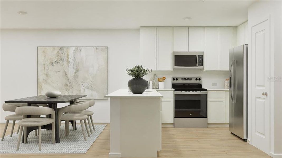 Furnished interior view inside a new home in Westview, Kissimmee (Image 4). Furnished interior view inside a new home in Westview, Kissimmee (Image 4).