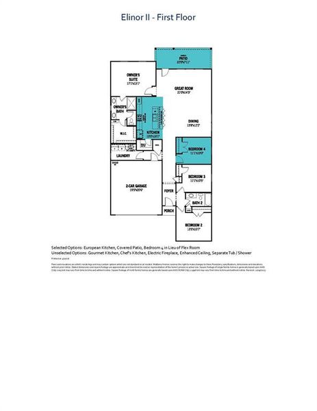 Elinor II - Floor Plan