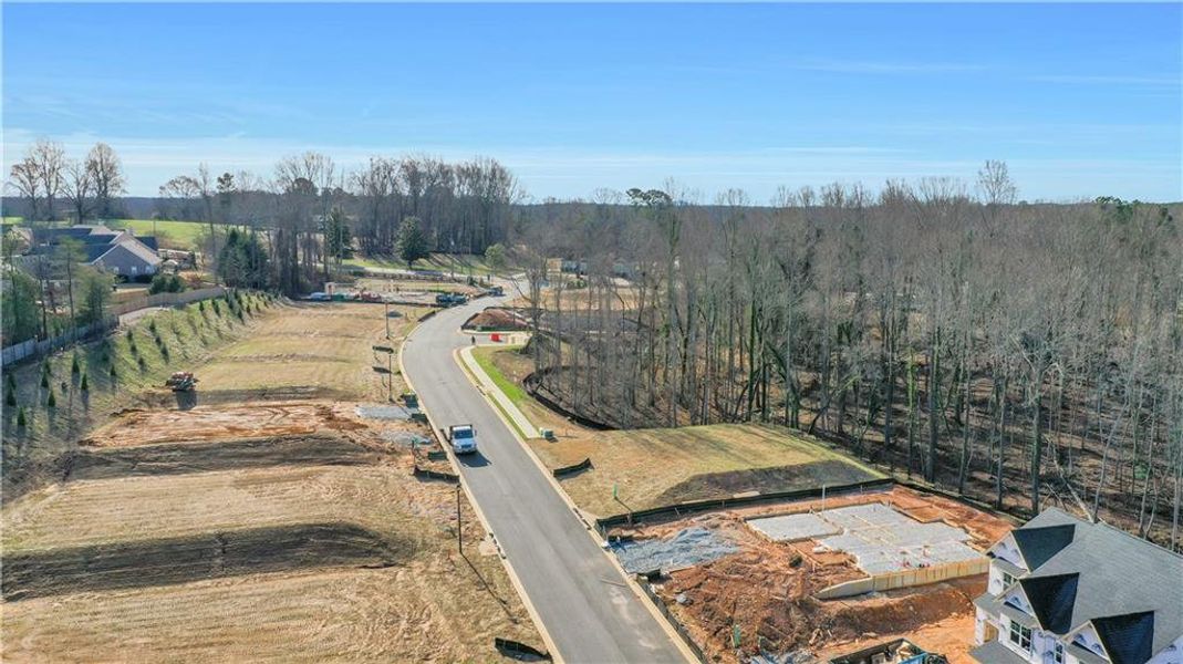 Site preparation for new homesites in , Dawsonville (Image 87).