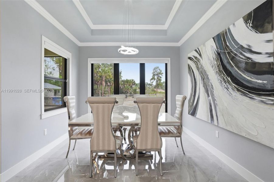 Furnished interior view inside a new home in , Naples (Image 11).