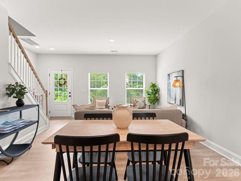 Furnished interior view inside a new home in , Asheville (Image 36).