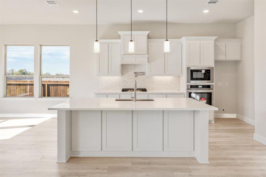 Furnished interior view inside a new home in Meadow Vista 60-65, Anna (Image 6). Furnished interior view inside a new home in Meadow Vista 60-65, Anna (Image 6).