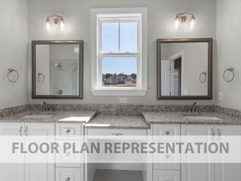 Representative furnished interior of a home built from the Jamison by Ivey Homes in Sinclair at Crawford Creek, Grovetown (Image 8).