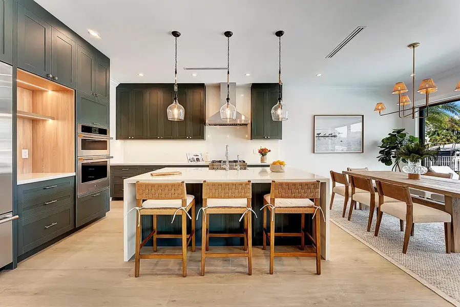 Furnished interior view inside a new home in , Pompano Beach (Image 4).