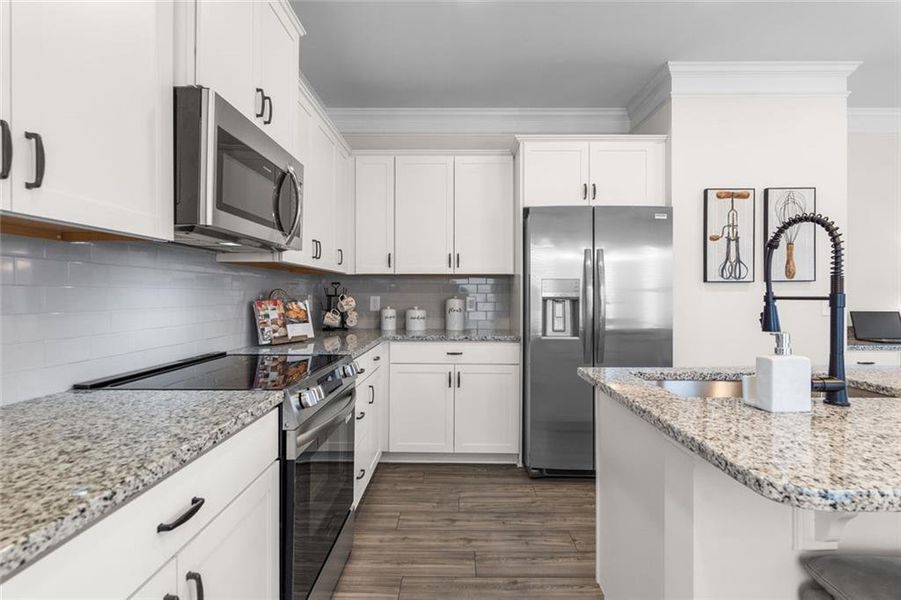 Furnished interior view inside a new home in Varnell Preserve, Dalton (Image 23).