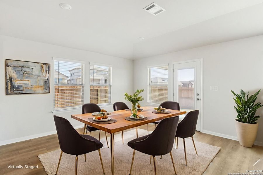 Furnished interior view inside a new home in Legendary Trails - Classic Series, Cibolo (Image 10).