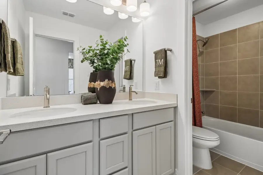 Furnished interior view inside a new home in Blue Creek Trails, Richmond (Image 33).