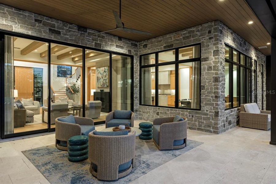 Exterior details and patio area of a home in , Orlando (Image 3).