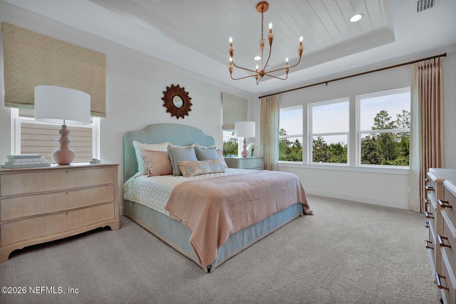 Furnished interior view inside a new home in Mariposa at EverRange 40' Series, Jacksonville (Image 41).
