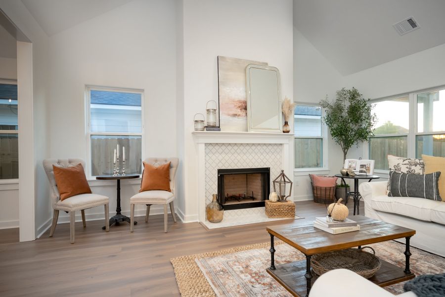 Representative furnished interior of a home built from the The Rose by Avonley Homes in Pinemont, Bryan (Image 8).