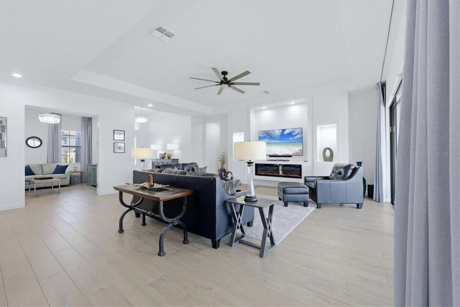 Furnished interior view inside a new home in , Bradenton (Image 39).