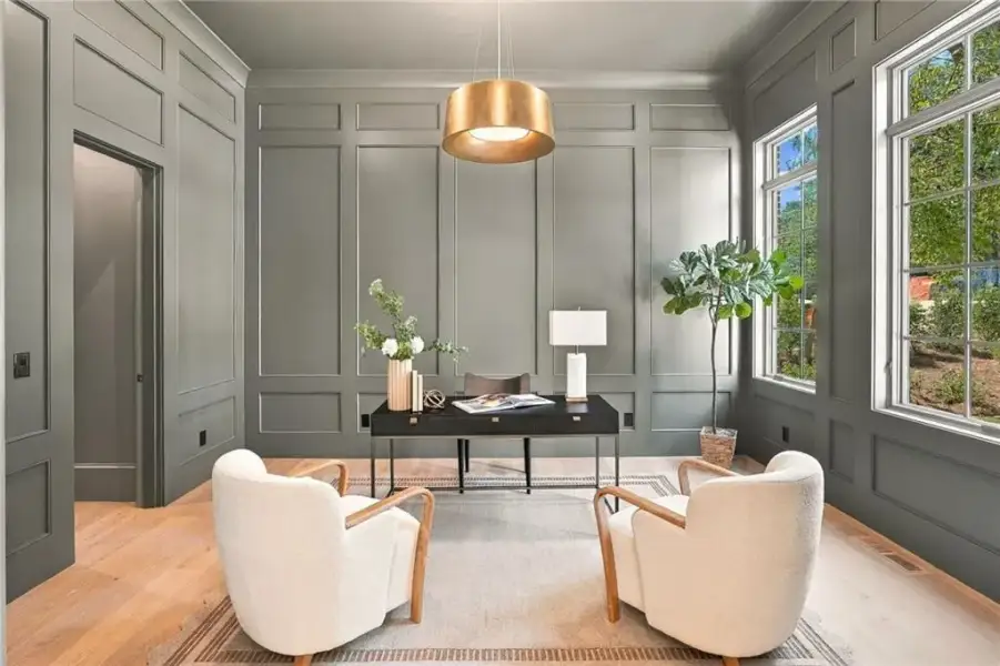 Furnished interior view inside a new home in , Atlanta (Image 13).
