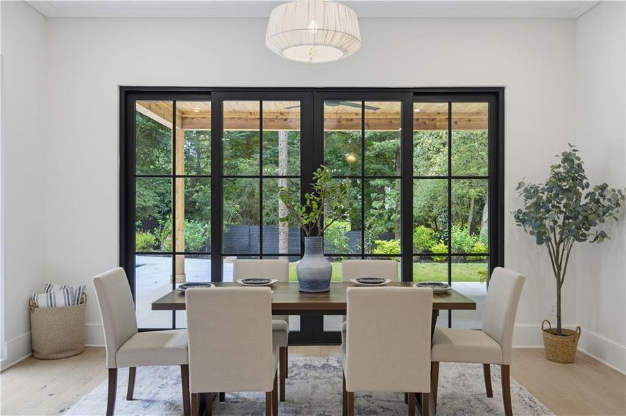 Furnished interior view inside a new home in , Atlanta (Image 66).
