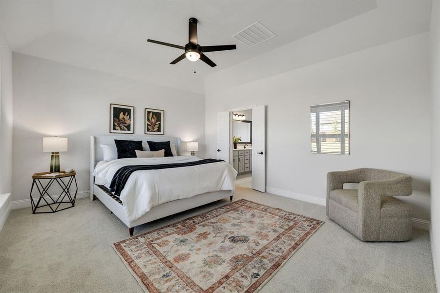 Furnished interior view inside a new home in Lovers Landing, Forney (Image 30).