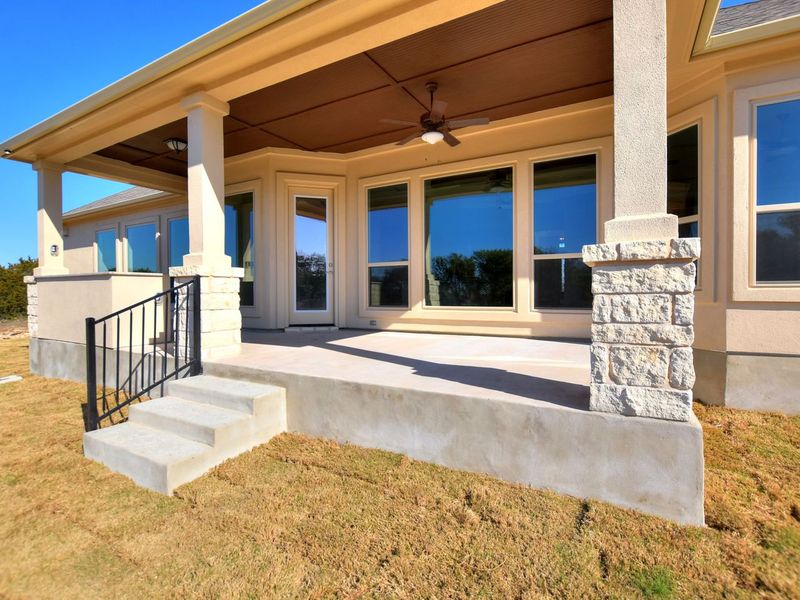 Representative exterior details of a home built from the Siena II by Giddens Homes in Clearwater Ranch, Liberty Hill (Image 67).