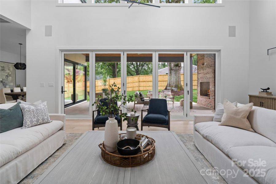 Furnished interior view inside a new home in , Charlotte (Image 11).