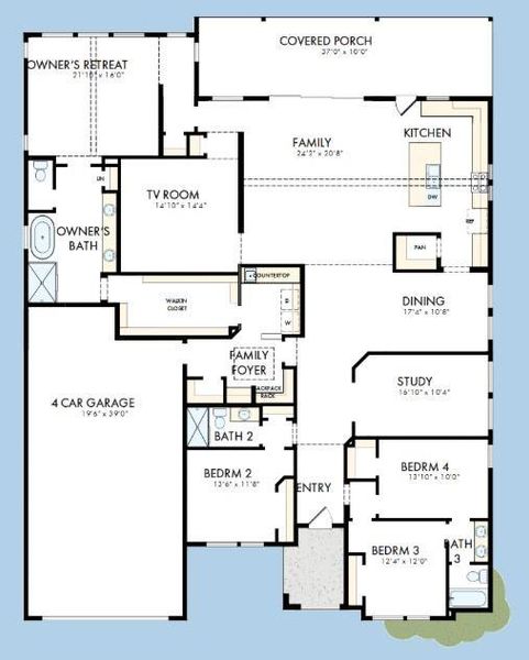 The success of a floor plan is the way you can move through it…You’ll be amazed at how well this home lives…We call it traffic patterns.