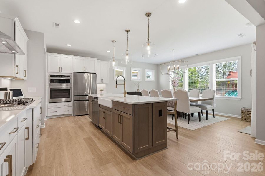 Furnished interior view inside a new home in , Charlotte (Image 10).
