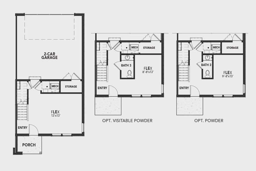 2D floor plan layout of this home in Windler Townhomes, Aurora, CO (Image 4).