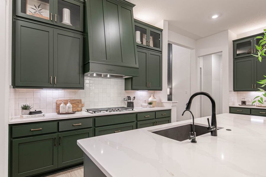 Furnished interior view inside a new home in Sweetwater, Austin (Image 31).
