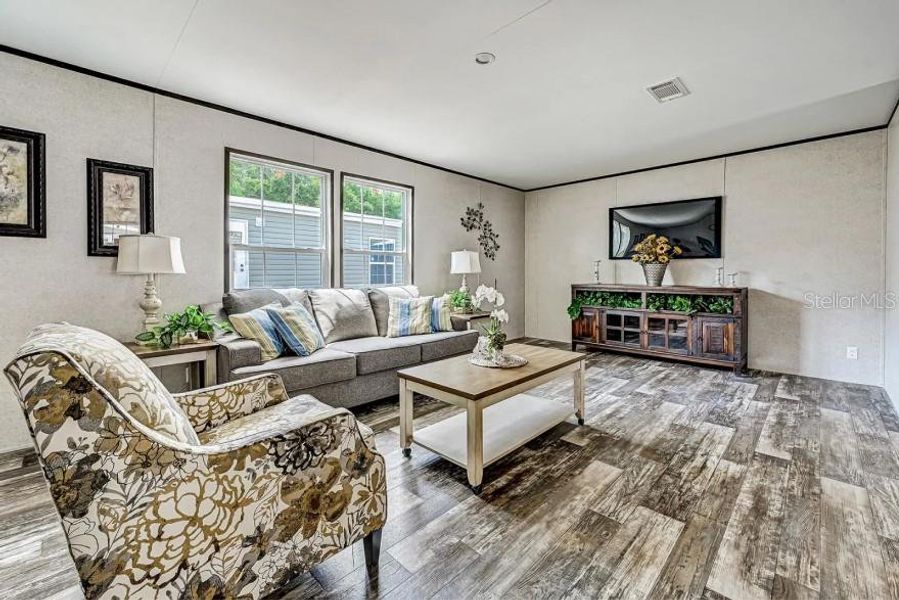 Furnished interior view inside a new home in , Okeechobee (Image 7).