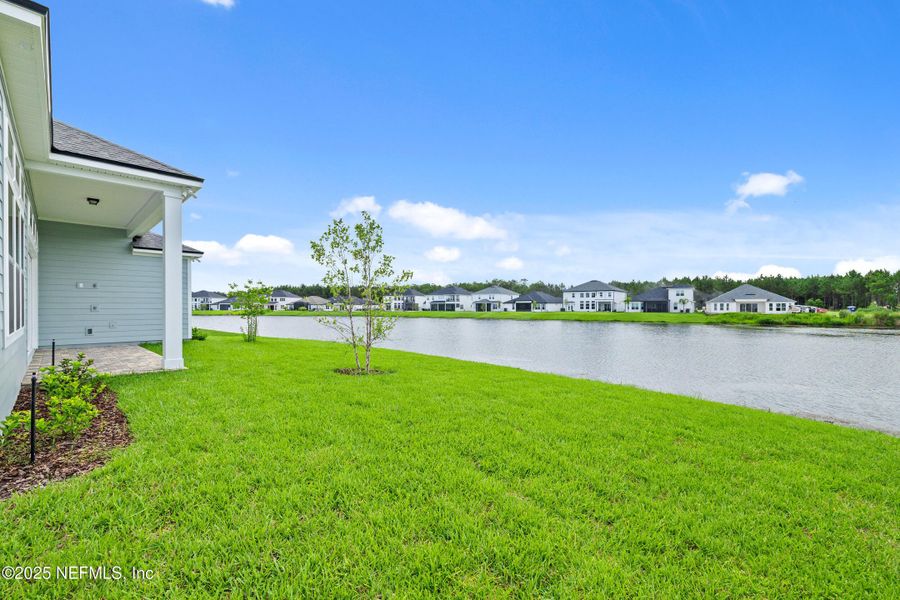 Exterior details and patio area of a home in Silver Landing at SilverLeaf, St. Augustine (Image 31). Exterior details and patio area of a home in Silver Landing at SilverLeaf, St. Augustine (Image 31).