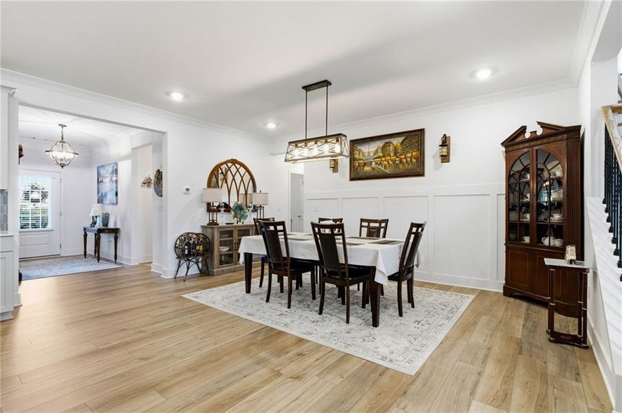 Furnished interior view inside a new home in The Court at Gainesville Township, Gainesville (Image 11).