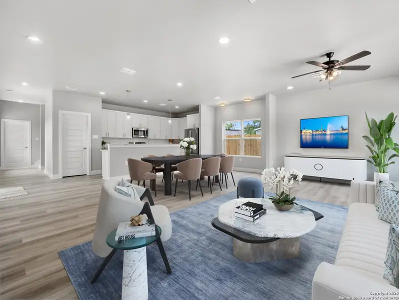 Furnished interior view inside a new home in , Canyon Lake (Image 9). Furnished interior view inside a new home in , Canyon Lake (Image 9).